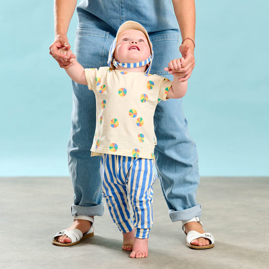 Coast Blue Stripe Harem Trousers