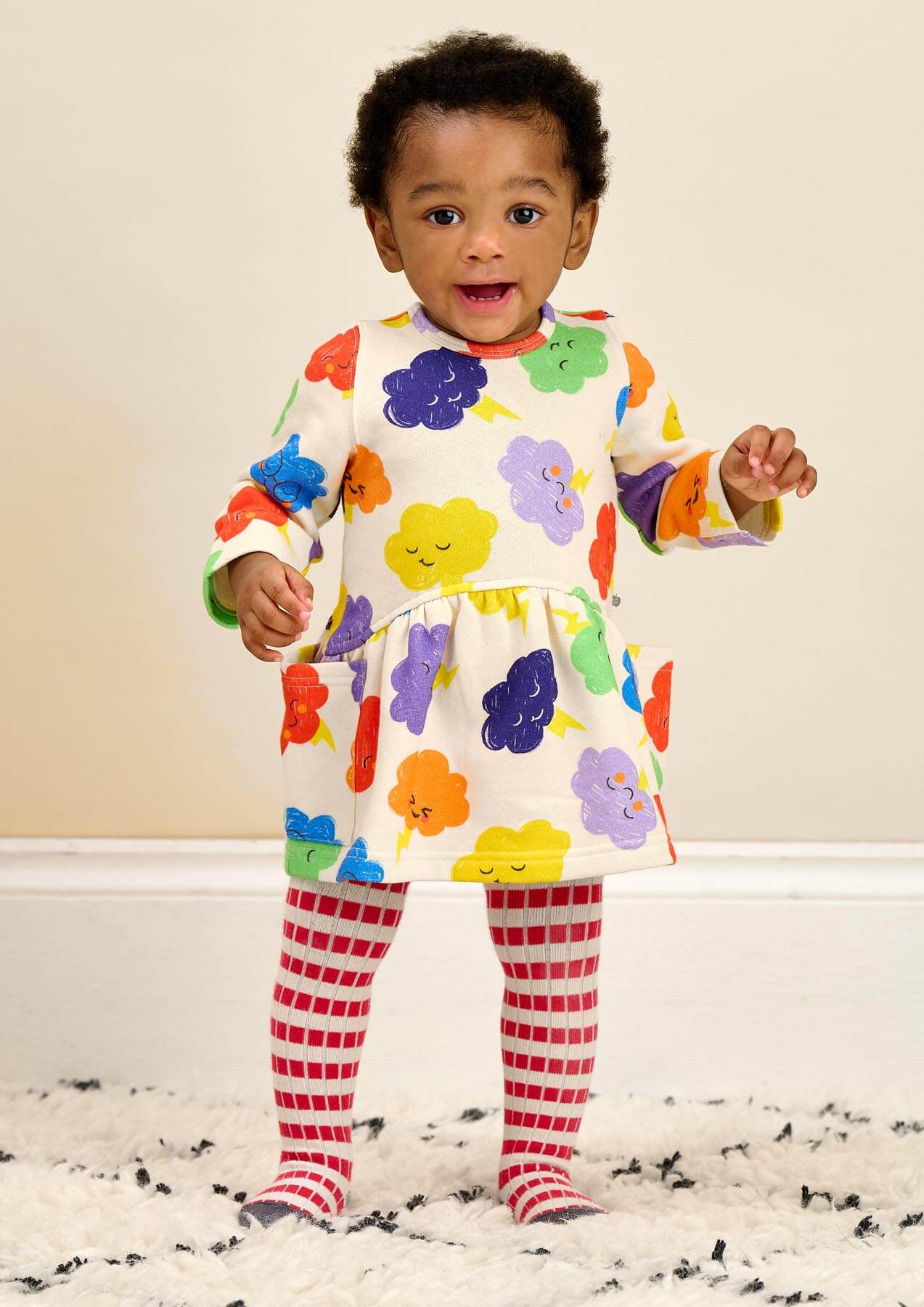 Parmaviolet Rainbow Clouds Dress