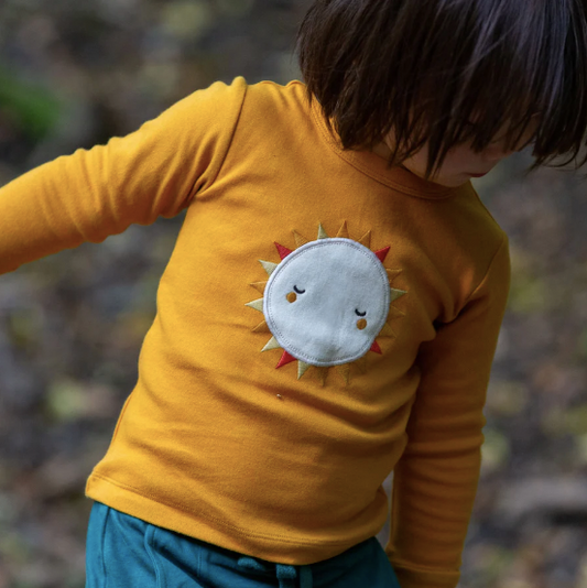 Sunshine Applique Long Sleeve T-Shirt