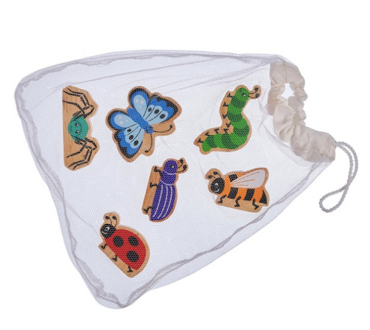 Wooden Minibeast Set - Bag of 6