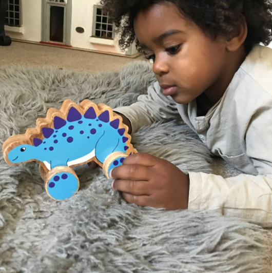 Stegosaurus Push Along
