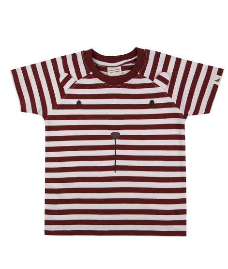 Brick Striped Character T-Shirt