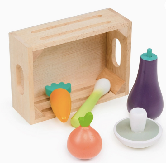 Wooden Toy Allotment Crate