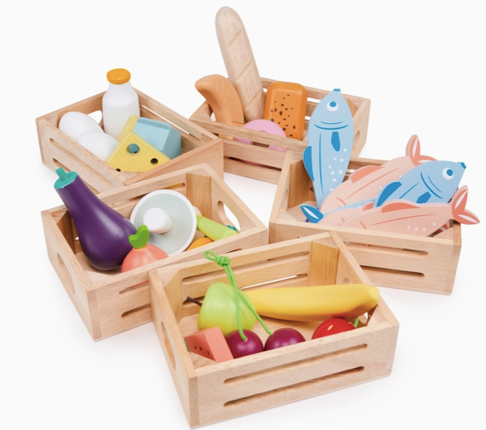 Wooden Toy Allotment Crate