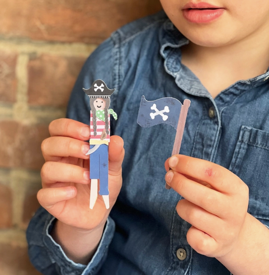 Make Your Own Pirate Peg Doll