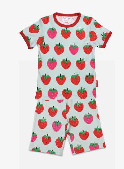 Strawberry Print Short Pyjamas