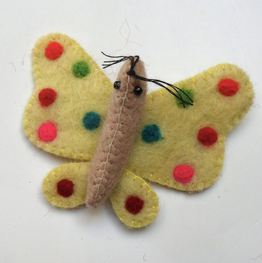 Pastel Butterfly Hair Clips