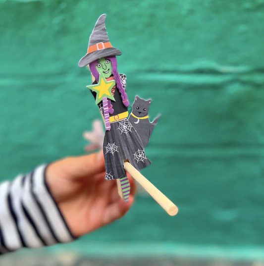 Make Your Own Witch Peg Doll