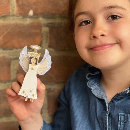 Make Your Own Angel Peg Doll