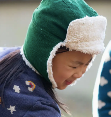 Vintage Green Sherpa Hat