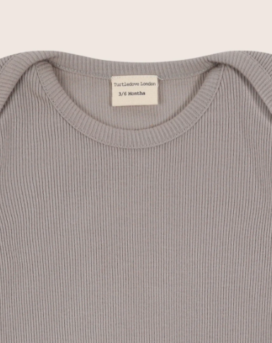 Grey Rib Bodysuit