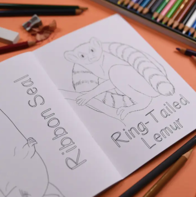 Amazing Animals Set Two Colouring Book