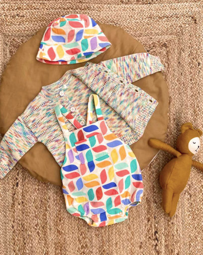 Mallorca Kaleidoscope Bubble Romper