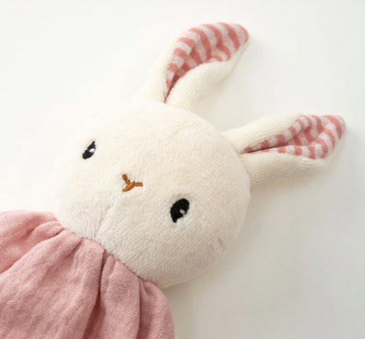 Pink Organic Rabbit Comforter