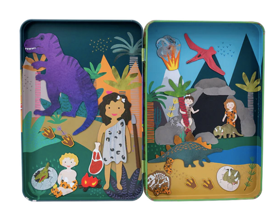 Dinosaurs Magnetic Play Tin