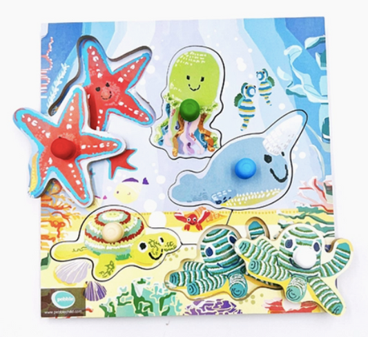 Sea Life Peg Puzzle