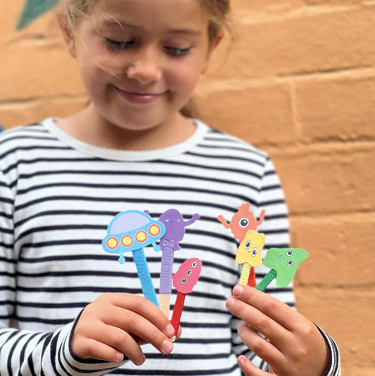 Make Your Own Space Monster Puppets
