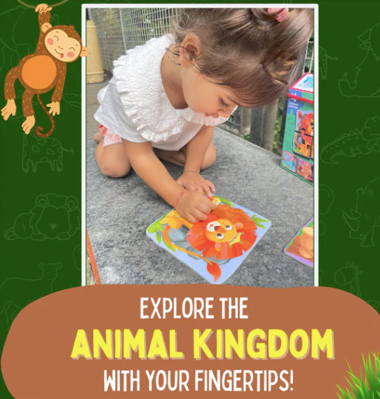 Touch and Feel Puzzles - Wild Animals