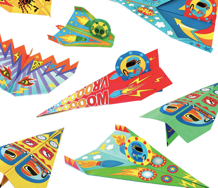 Paper Planes - 20 Planes to Colour and Decorate