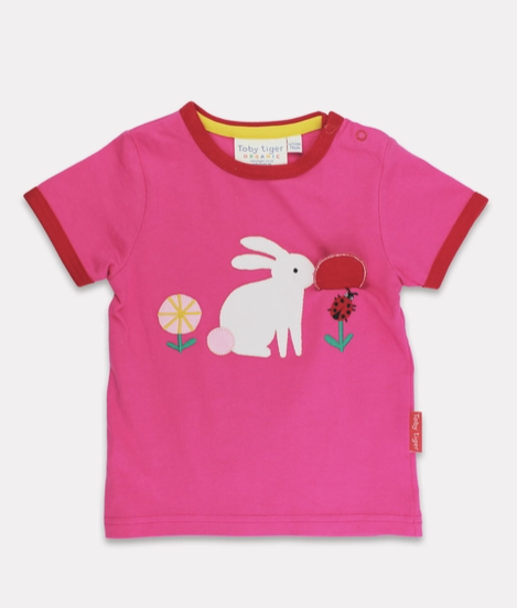 Bunny Applique Lift The Flap T-Shirt