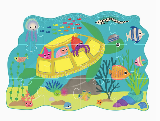 Ocean Shaped Puzzle - 12 Piece