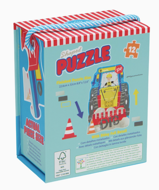 Construction Shaped Puzzle - 12 Piece