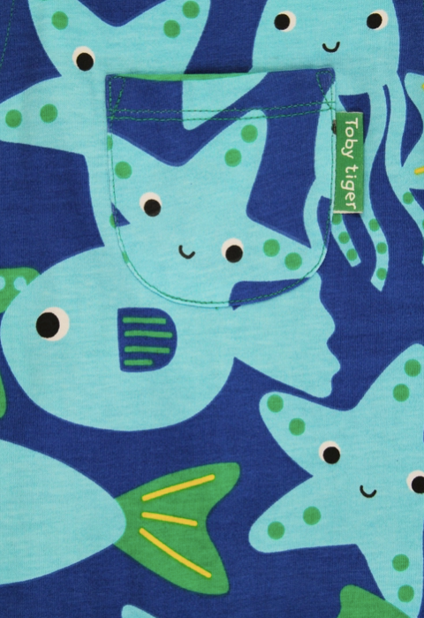 Sea Creature Dungaree Shorts