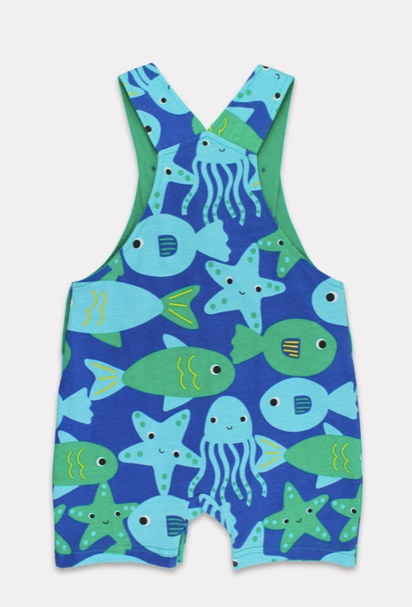 Sea Creature Dungaree Shorts