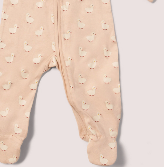 Puddle Ducks Zip Babygrow