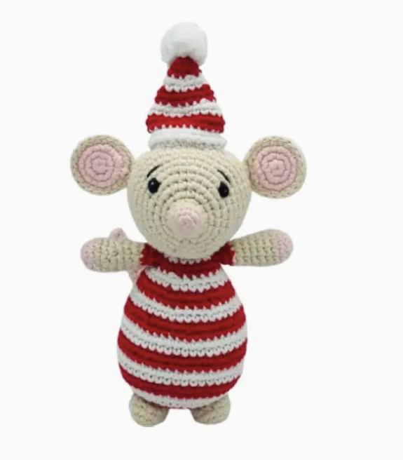 Christmas Mouse Rattle