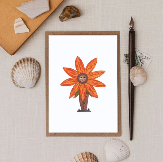 Greetings Card: Flower Child