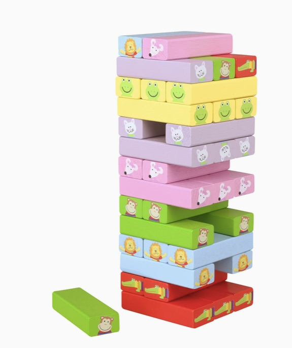 Animals Tumbling Tower