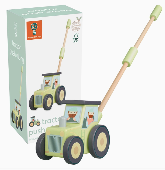Boxed Tractor Push Along