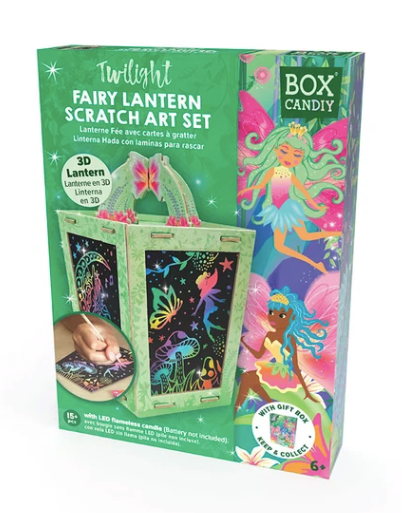 Twilight Fairy Lantern Scratch Art Set