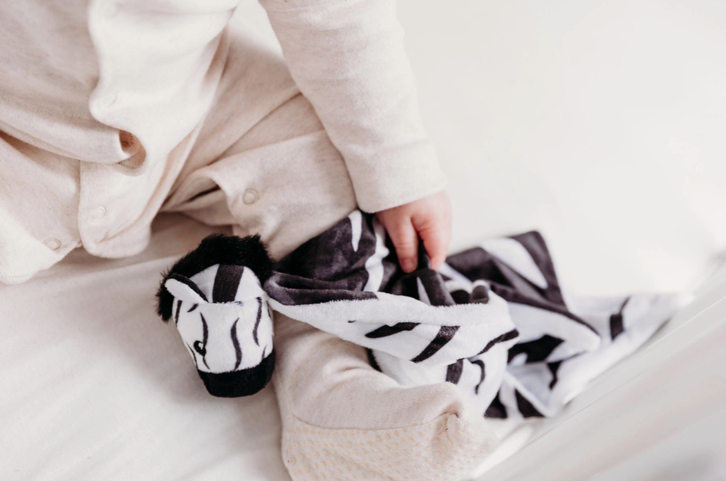 Sensory Zebra Comforter