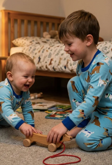 Dog Print Sleepsuit
