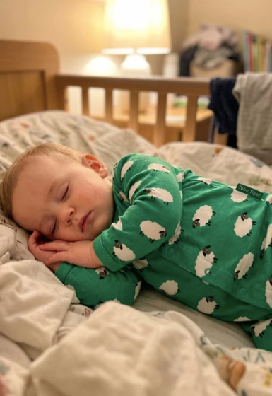 Sheep Print Sleepsuit