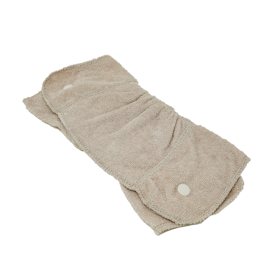 Image showing a single reusable cloth nappy night time booster.