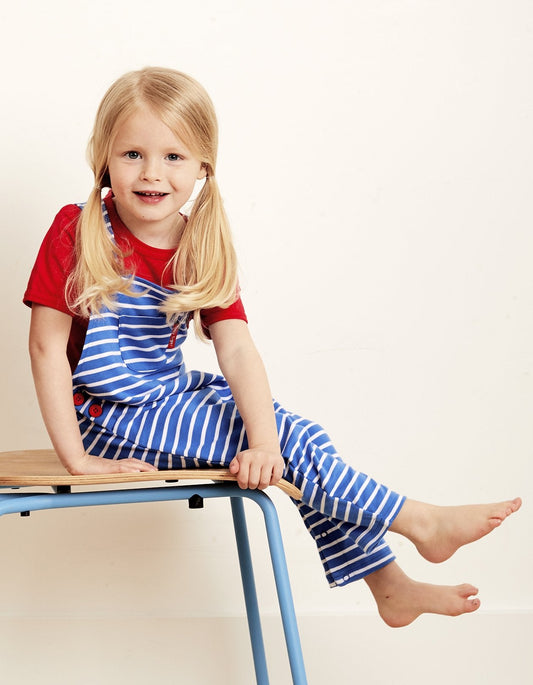 Breton Stripe Dungarees