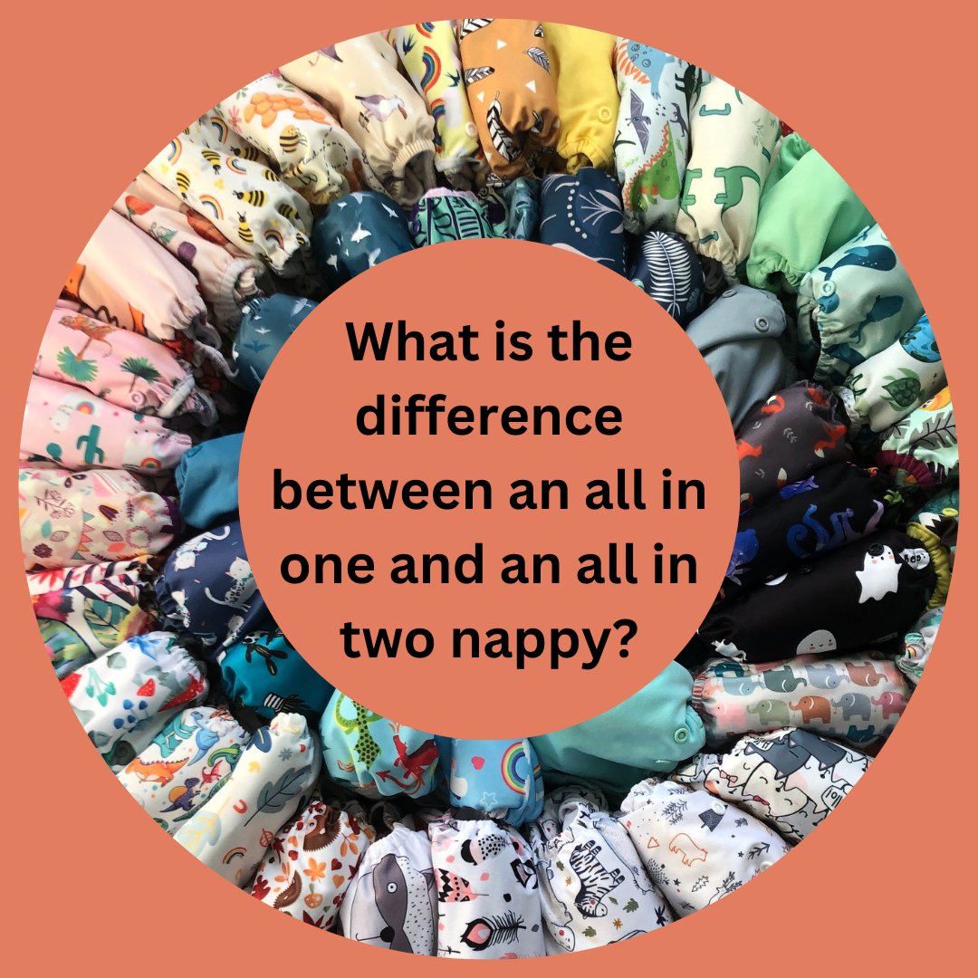 What is the difference between an all in one and an all in two nappy?