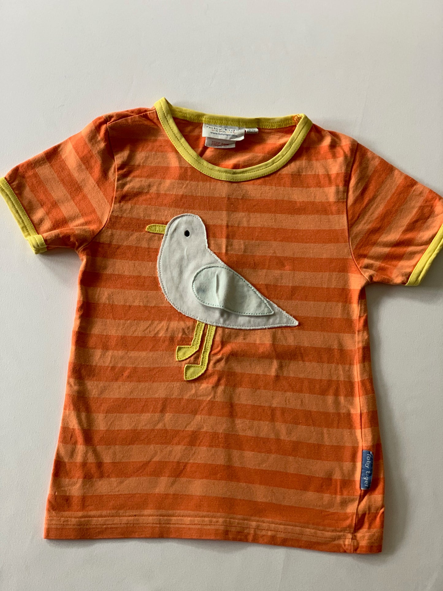 Toby Tiger Seagull T-Shirt 3-4 years