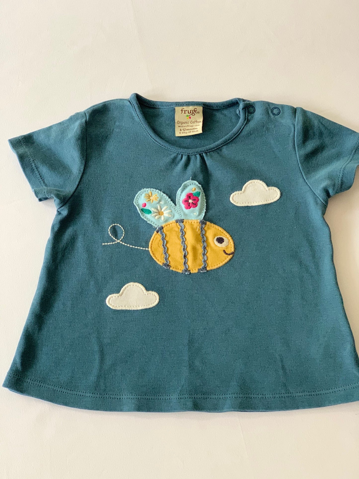 Frugi Bee T-Shirt 6-12 months