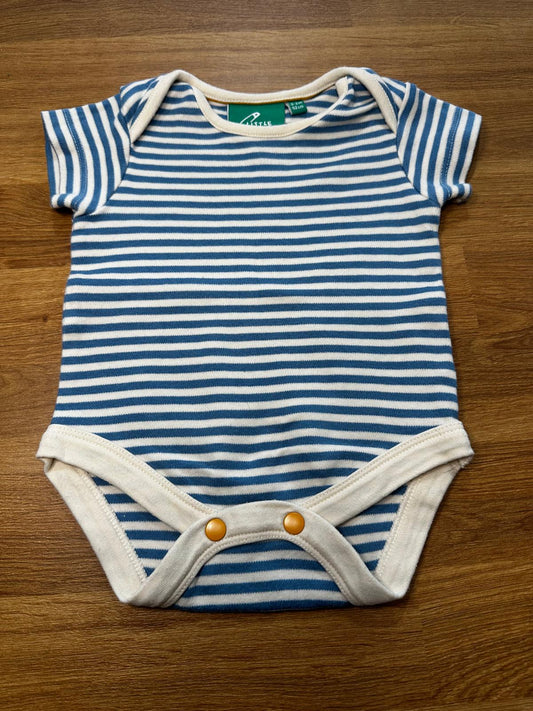 Little Green Radicals Striped Bodysuit 0-3 months