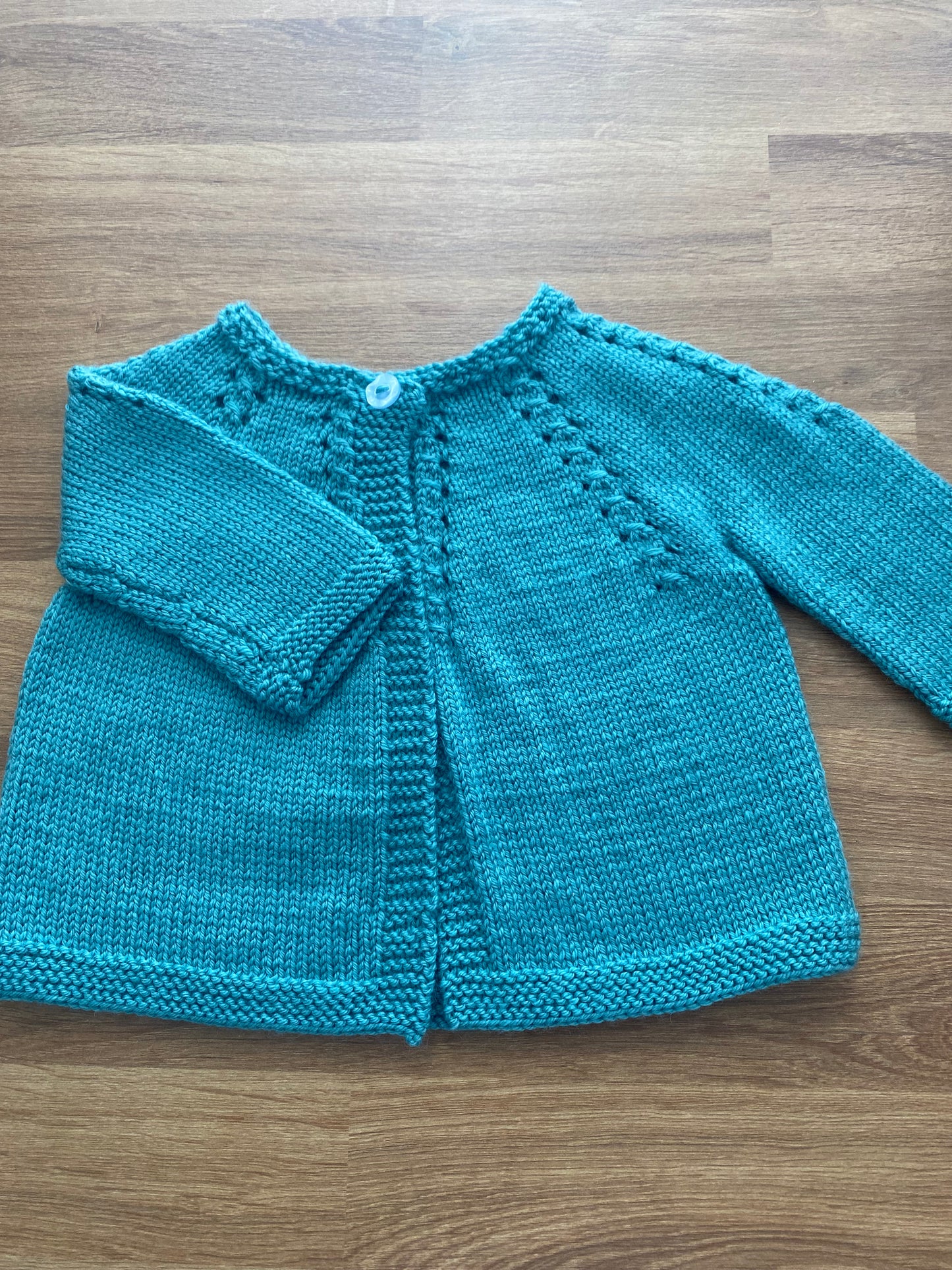 Handknitted Merino Baby Cardigan