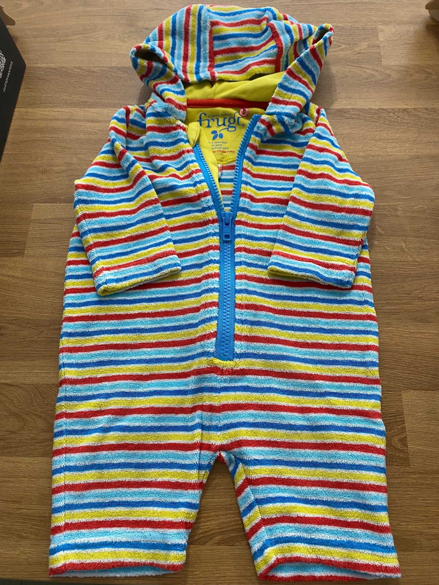 Frugi Towelling Robe 0-3months