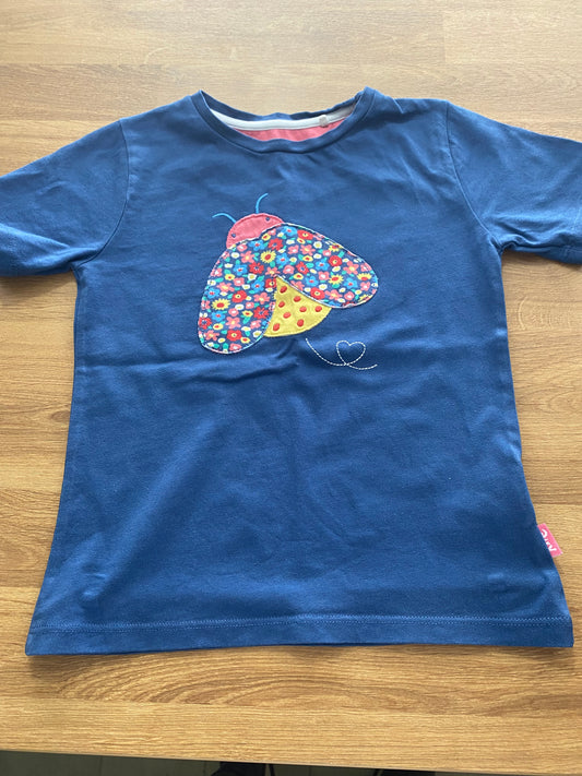 Kite Flower Ladybug T-Shirt 5years