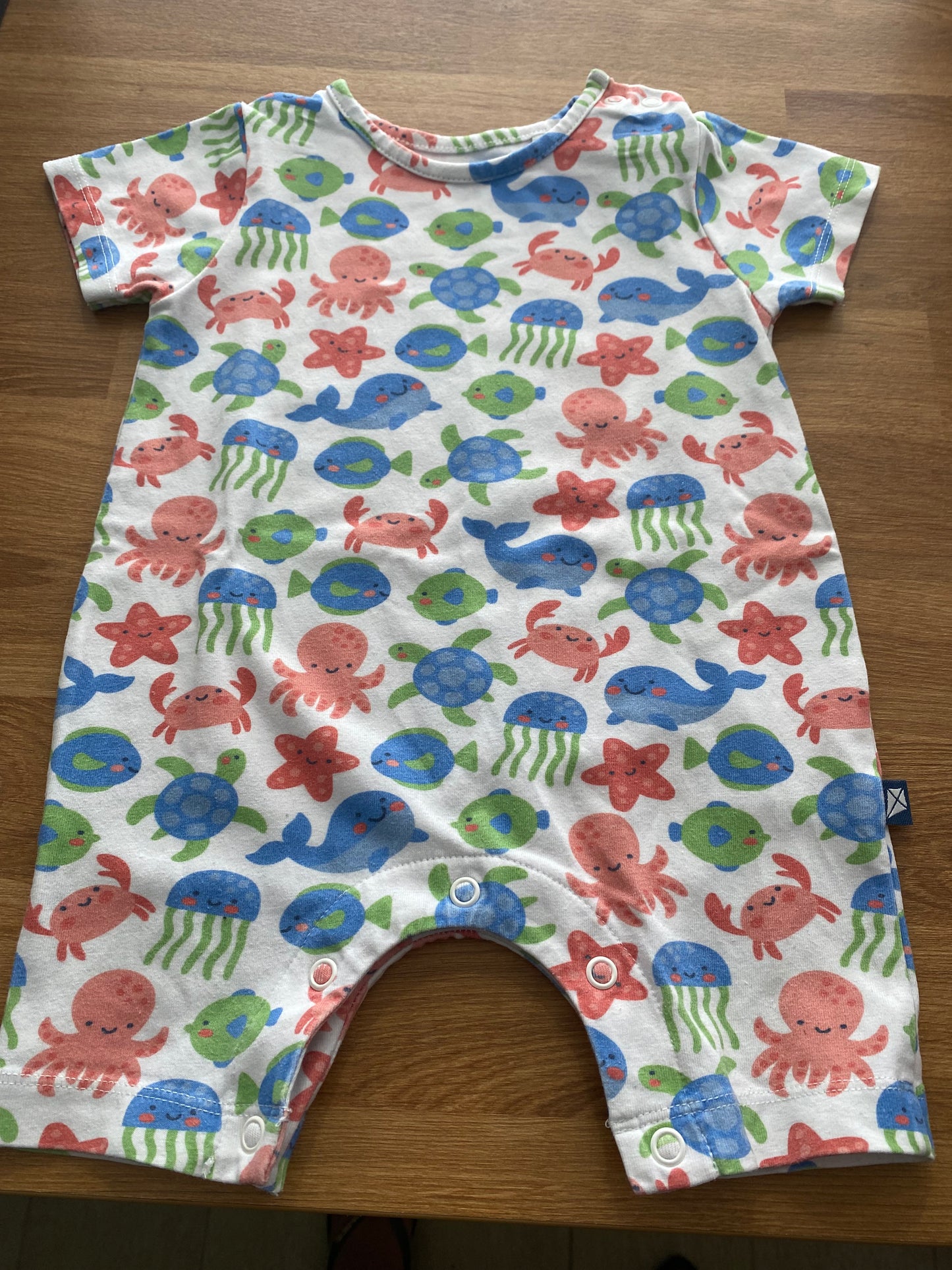 Kite Sea Creature Shortie Romper 3-6 months