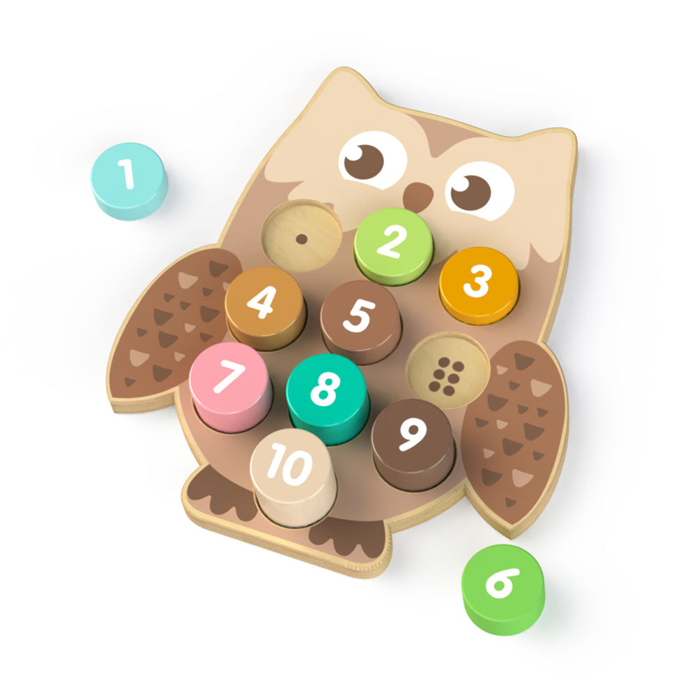 Woodland Owl Number Puzzle