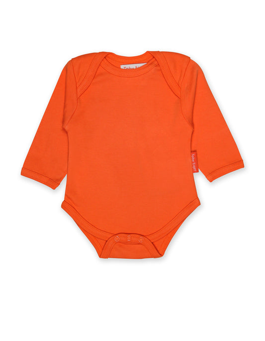 Orange Long Sleeve Baby Body