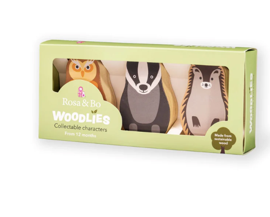 Collectable Woodlies - Hamish, Olive and Basil